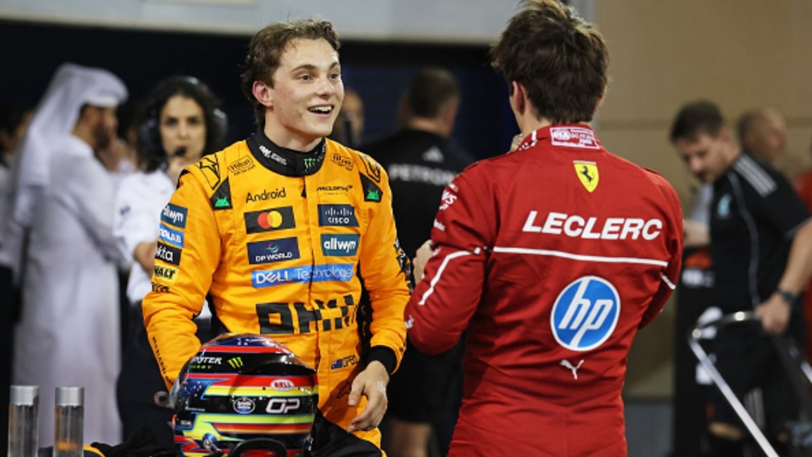 Oscar Piastri turns pole into gold as McLaren takes double podium at Bahrain Grand Prix Bahrain Grand Prix Results (via Getty)
