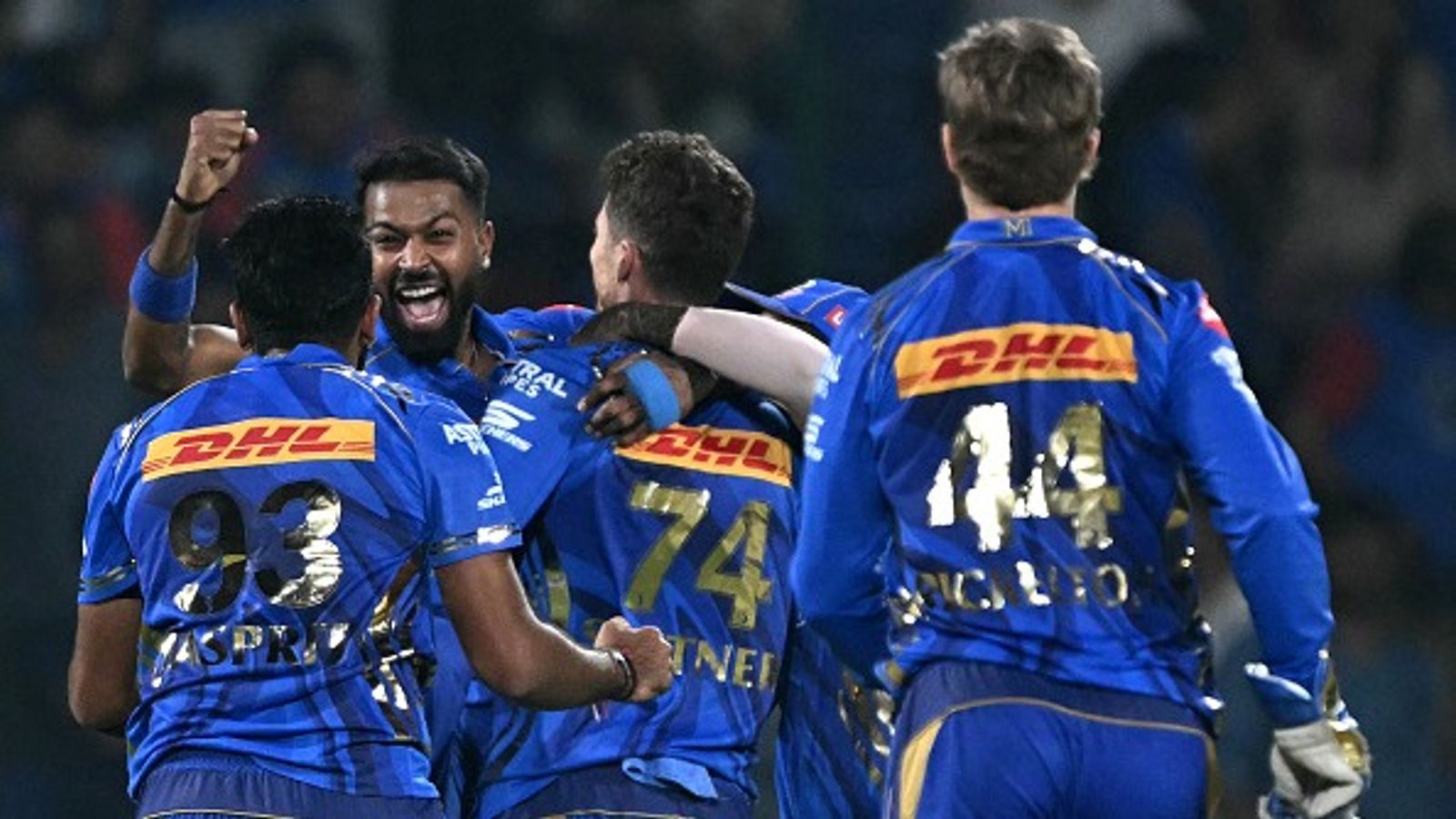 IPL 2025 updated points table: Mumbai Indians dethrone Delhi Capitals from top spot, RCB make big jump after beating RR Mumbai Indians' captain Hardik Pandya celebrates with teammates after their win against Delhi Capitals