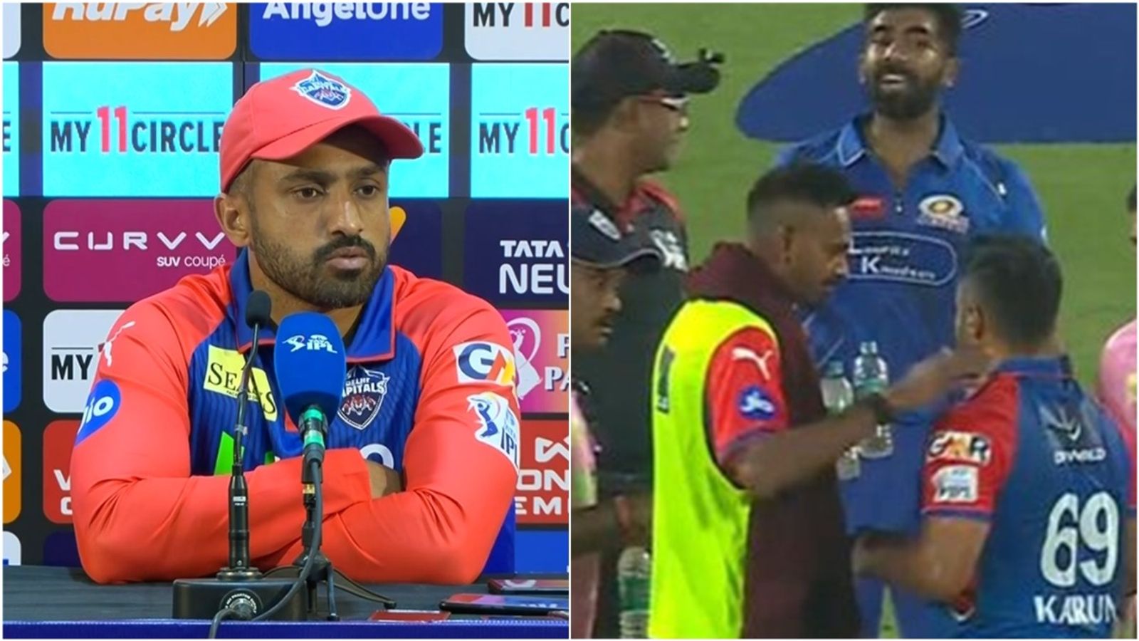 'I had to be very watchful of where he is...': Karun Nair opens up on facing 'best bowler in world cricket' Jasprit Bumrah on his IPL return Karun Nair speaks at a press conference after his 89-run knock against Mumbai Indians.