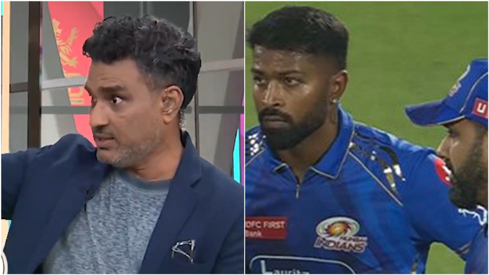 'If the suggestion had failed, you would've blamed Hardik': Sanjay Manjrekar says Rohit Sharma getting credit instead of Pandya would be 'wrong thing' Former cricketer Sanjay Manjrekar; Hardik Pandya and Rohit Sharma during the game against Delhi Capitals.