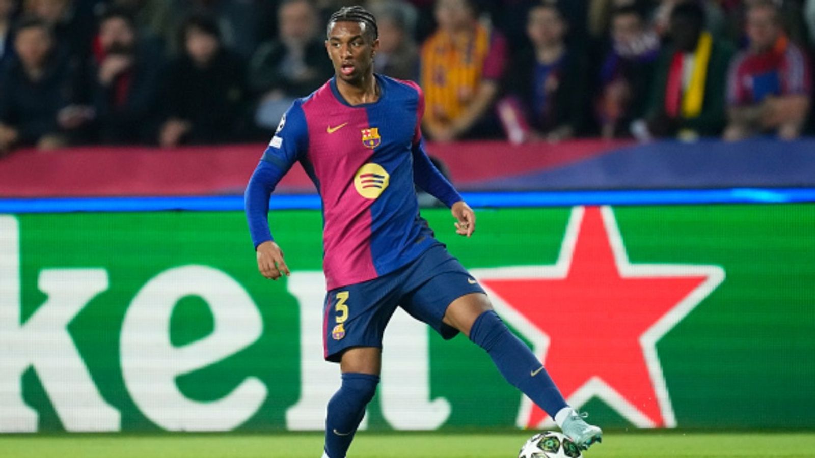Alejandro Balde Injury Update: Will the Barcelona defender play against Dortmund in the quarter final clash Alejandro Balde Injury Update (via Getty)