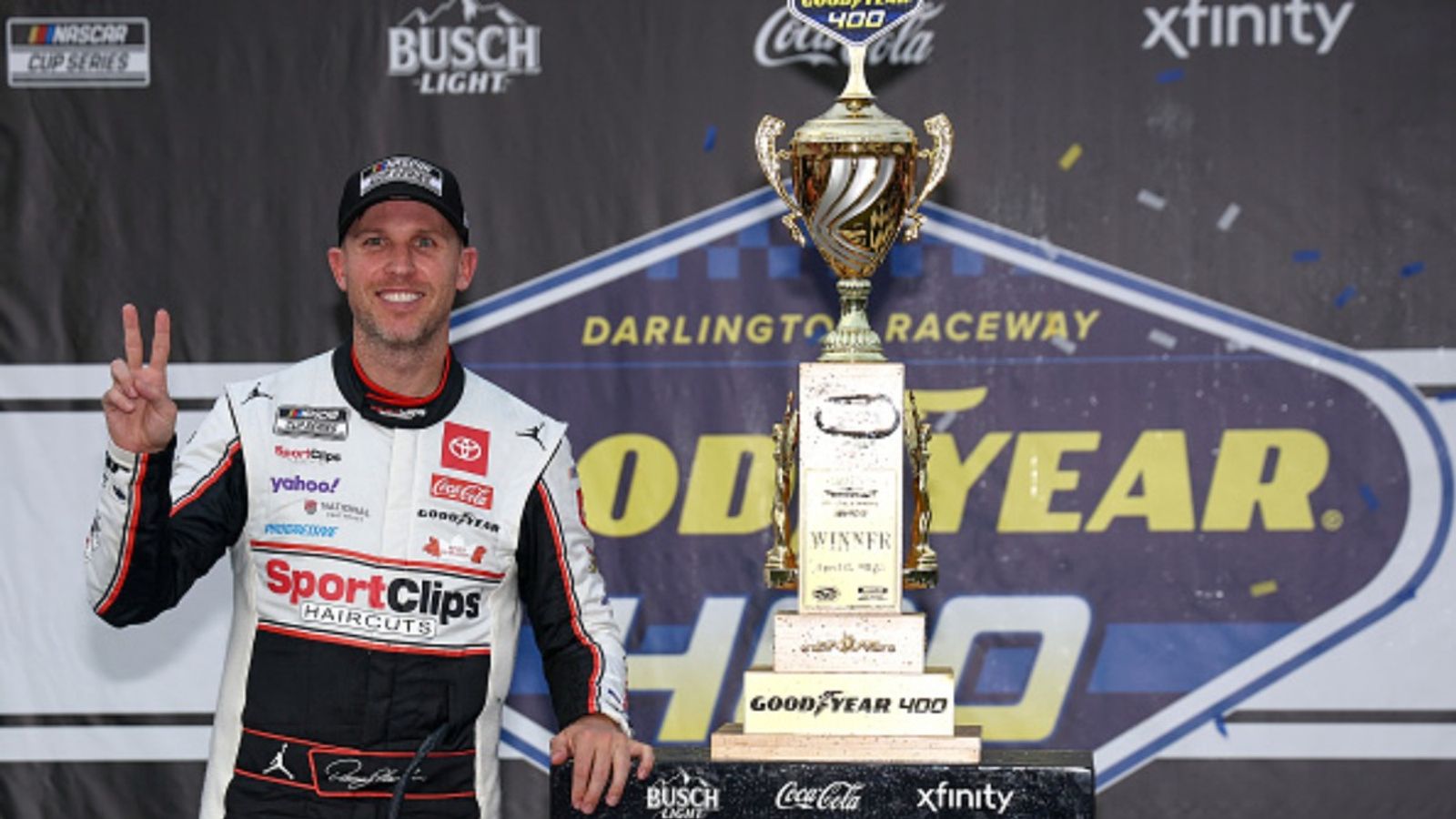 43-year-old Denny Hamlin breaks silence on retirement plans at Bristol: 'Others you’ve seen get to 43 or 44 light switch goes off...' Denny Hamlin in the frame