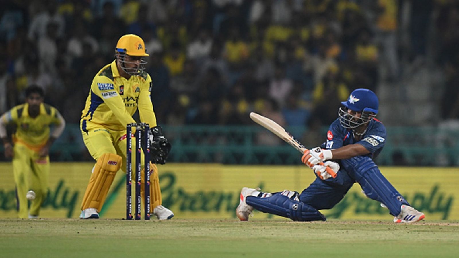'He never looks to hit straight': Former RCB batter wants Rishabh Pant to learn this from 'master' Virat Kohli Rishabh Pant of Lucknow Super Giants plays a shot during the 2025 IPL match between Lucknow Super Giants and Chennai Super Kings at Bharat Ratna Shri Atal Bihari Vajpayee Ekana Cricket Stadium on April 14, 2025, in Lucknow, India.