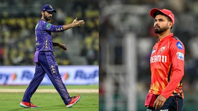 PBKS vs KKR toss: Superstar pacer makes much-awaited debut for Ajinkya Rahane-led side as Shreyas Iyer puts them to bowl first - Check Playing XIs Ajinkya Rahane and Shreyas Iyer in frame