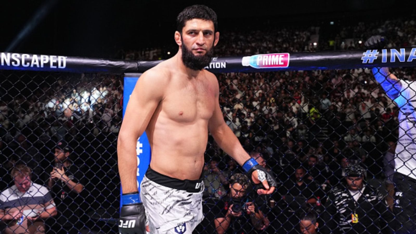 Khamzat Chimaev on the brink of middleweight title shot as official announcement looms large Khamzat Chimaev in the frame (via Getty)