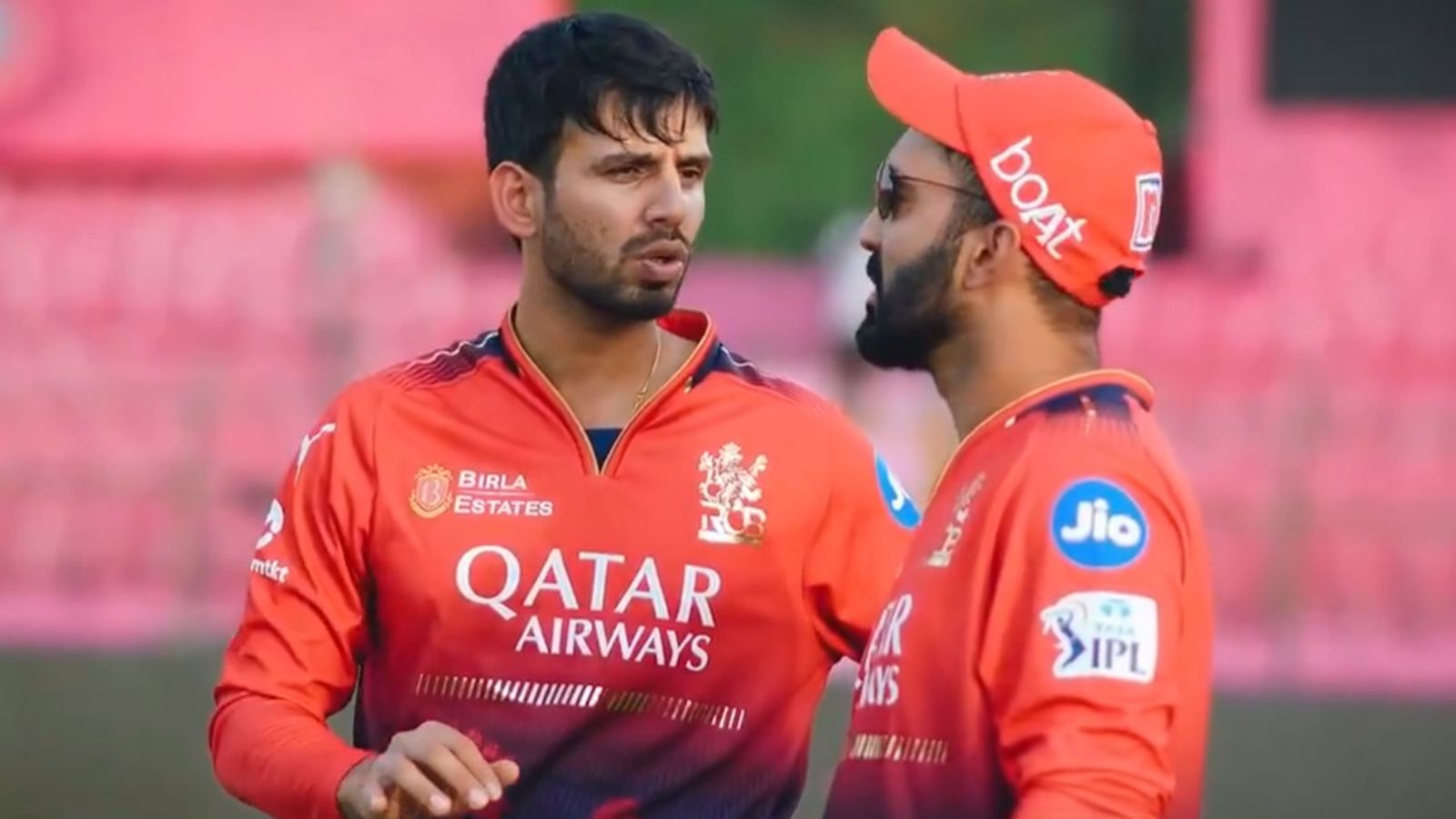 Jitesh Sharma has one major complaint since Dinesh Karthik gave him finisher role at RCB, says 'I used to enjoy raising...' RCB's wicketkeeper-batter Jitesh Sharma with mentor and batting coach Dinesh Karthik during a training session.