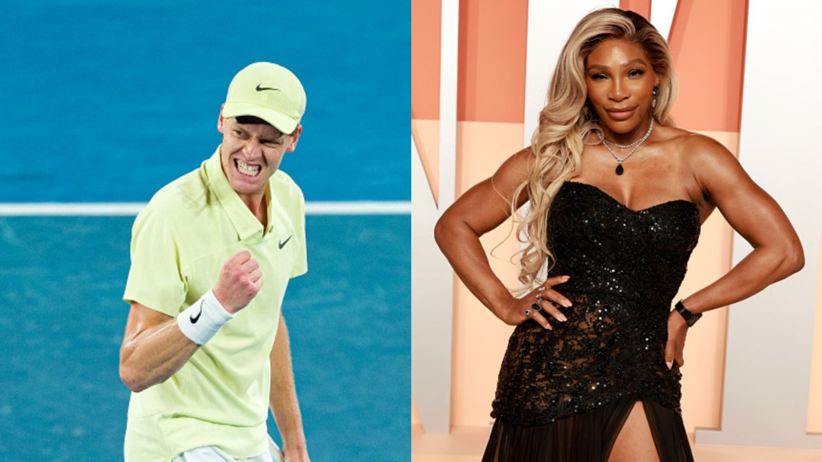 'I’d have been banned for 20 years': Serena Williams accuses WADA for favoring Jannik Sinner in doping case Jannik Sinner and Serena Williams in the frame