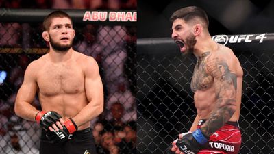 'Khabib Knows I'm the one to take...': Ilia Topuria eyes Islam Makhachev’s UFC Title Ilia Topuria UFC and Khabib Nurmagomedov in the frame