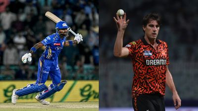 IPL 2025: Mumbai Indians invite Sunrisers Hyderabad to bat first, know playing XIs of both teams MI captain Hardik Pandya (L) and SRH skipper Pat Cummins in frame