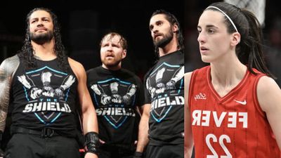 'She’s Jordanesque' : Former WWE Shield member hails Caitlin Clark ahead of WrestleMania showdown  Roman Reigns, Seth Rollins, Dean Ambrose and Caitlin Clark in the frame