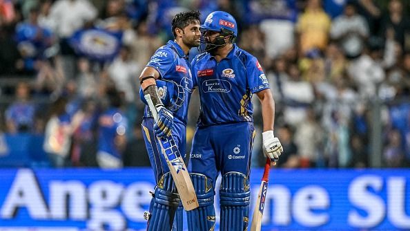 'He told me to...': Suryakumar Yadav reveals how Rohit Sharma's advice helped him to play match-winning knock against CSK Suryakumar Yadav (L) and Rohit Sharma celebrate their teams' win at the end of the Indian Premier League (IPL) Twenty20 cricket match between Mumbai Indians and Chennai Super Kings