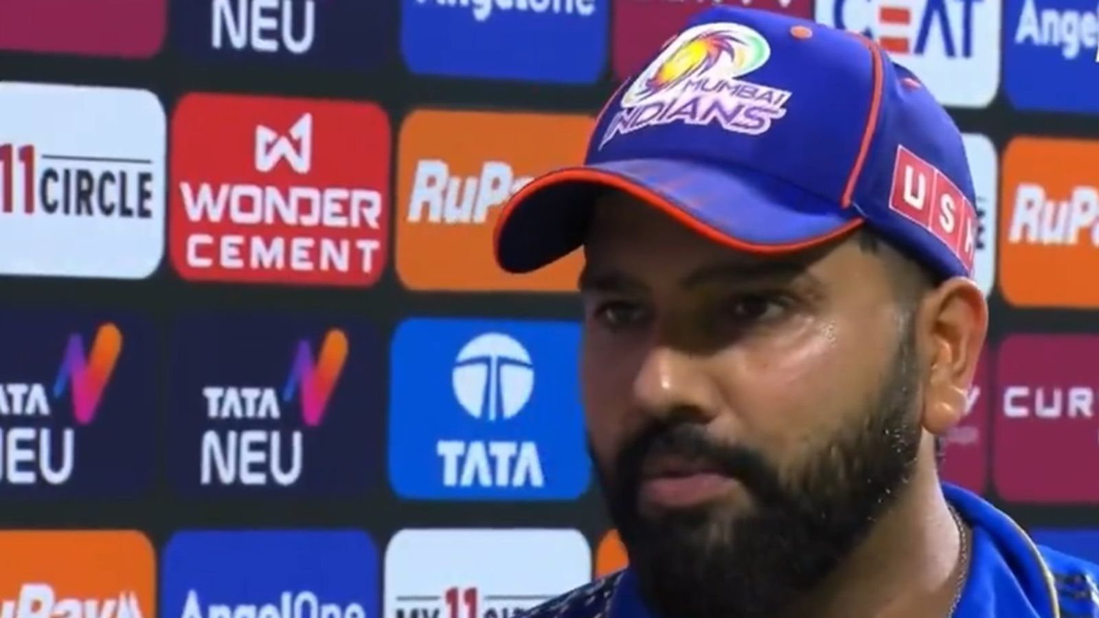 'It has not been happening consistently but I am not going to...': Rohit Sharma hits back at critics after ending dry run with unbeaten 76 vs CSK Rohit Sharma speaks in the post-match presentation after unbeaten 76 against CSK.