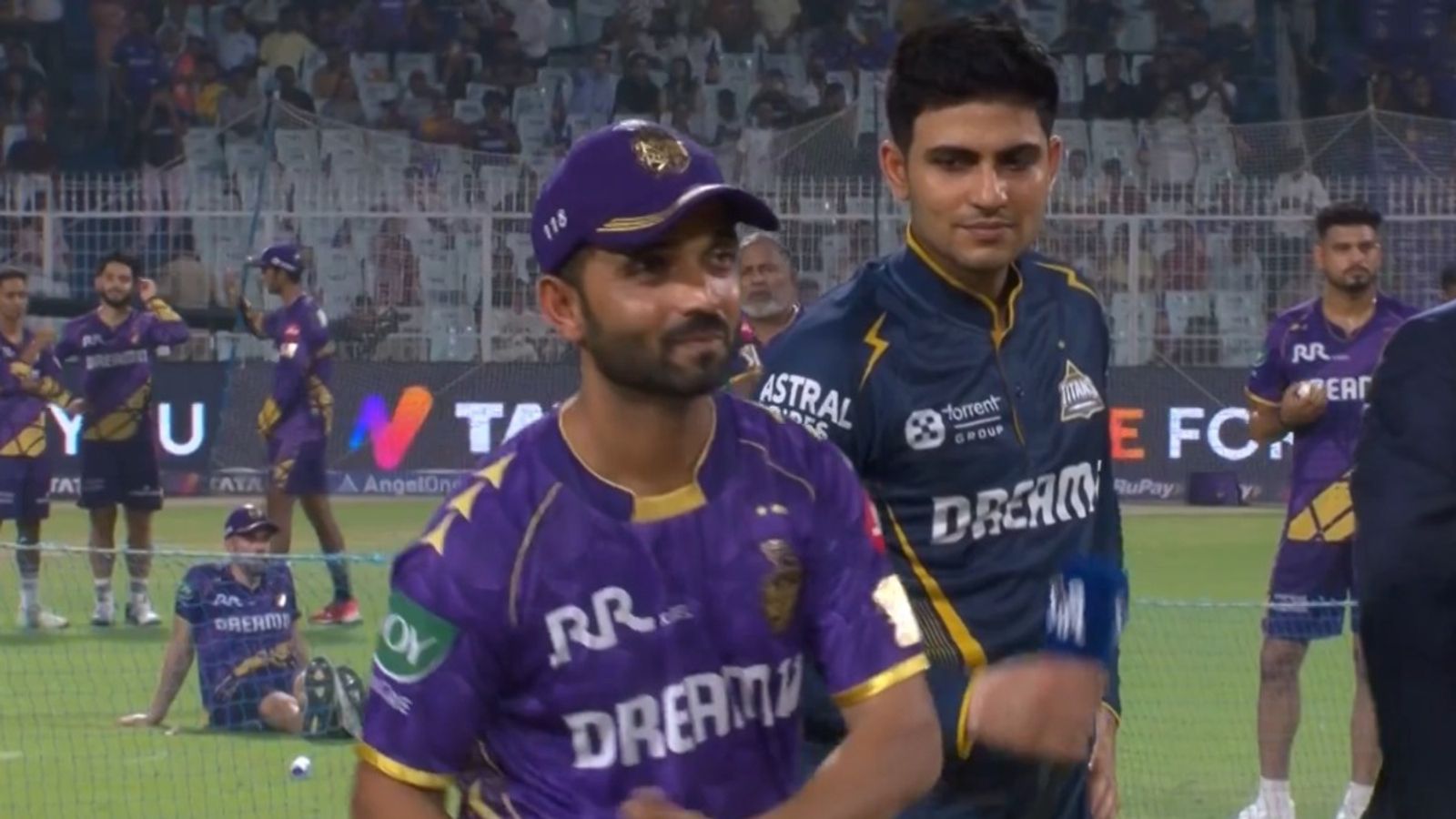 KKR to feature with two big changes as Ajinkya Rahane opts to bowl against GT: Check playing XIs Shubman Gill and Ajinkya Rahane at toss