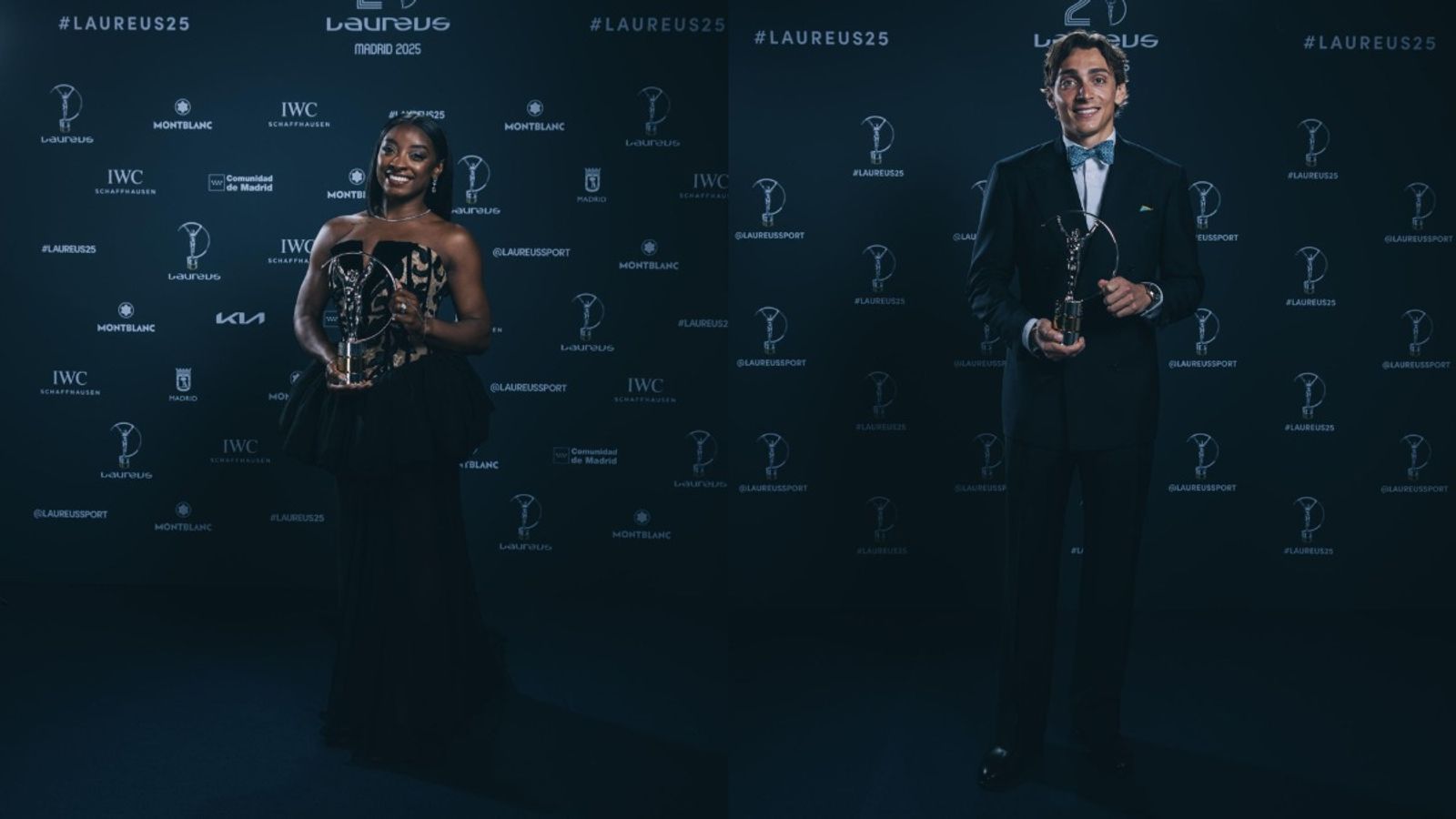 From Lamine Yamal to Rafael Nadal : All the Winners from the 2025 Laureus World Sports Awards Laureus World Sports Awards 2025 winners Mondo Duplantis and Simone Biles