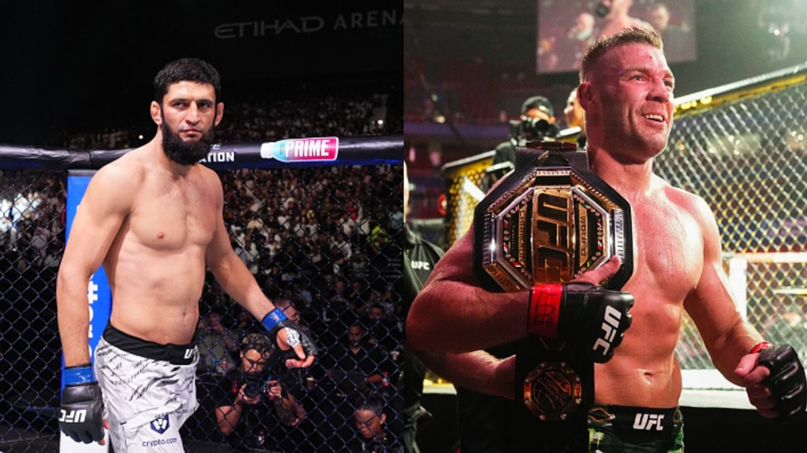 Khamzat Chimaev shifts his focus on a new challenge as Dricus Du Plessis fight remains in limbo Khamzat Chimaev and Dricus Du Plessis in the frame (via Getty)