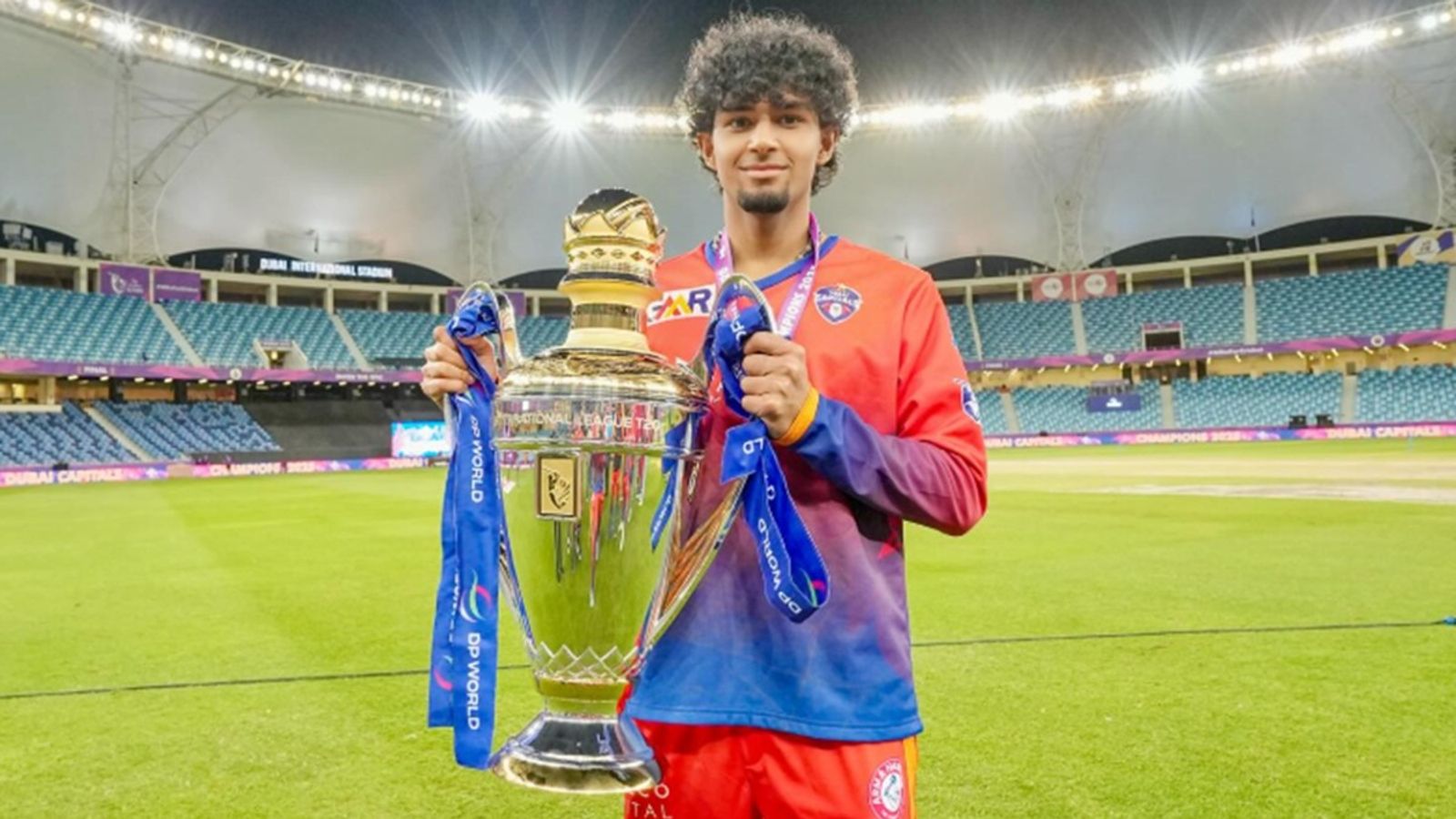 Indian-origin leg-spinner mentored by Kuldeep Yadav wins 2025 Wisden Schools Cricketer of the Year award, joins elite list of Jos Buttler and Jonny Bairstow Dubai Capitals' Aryaman Varma lifts the ILT20 2025 trophy.