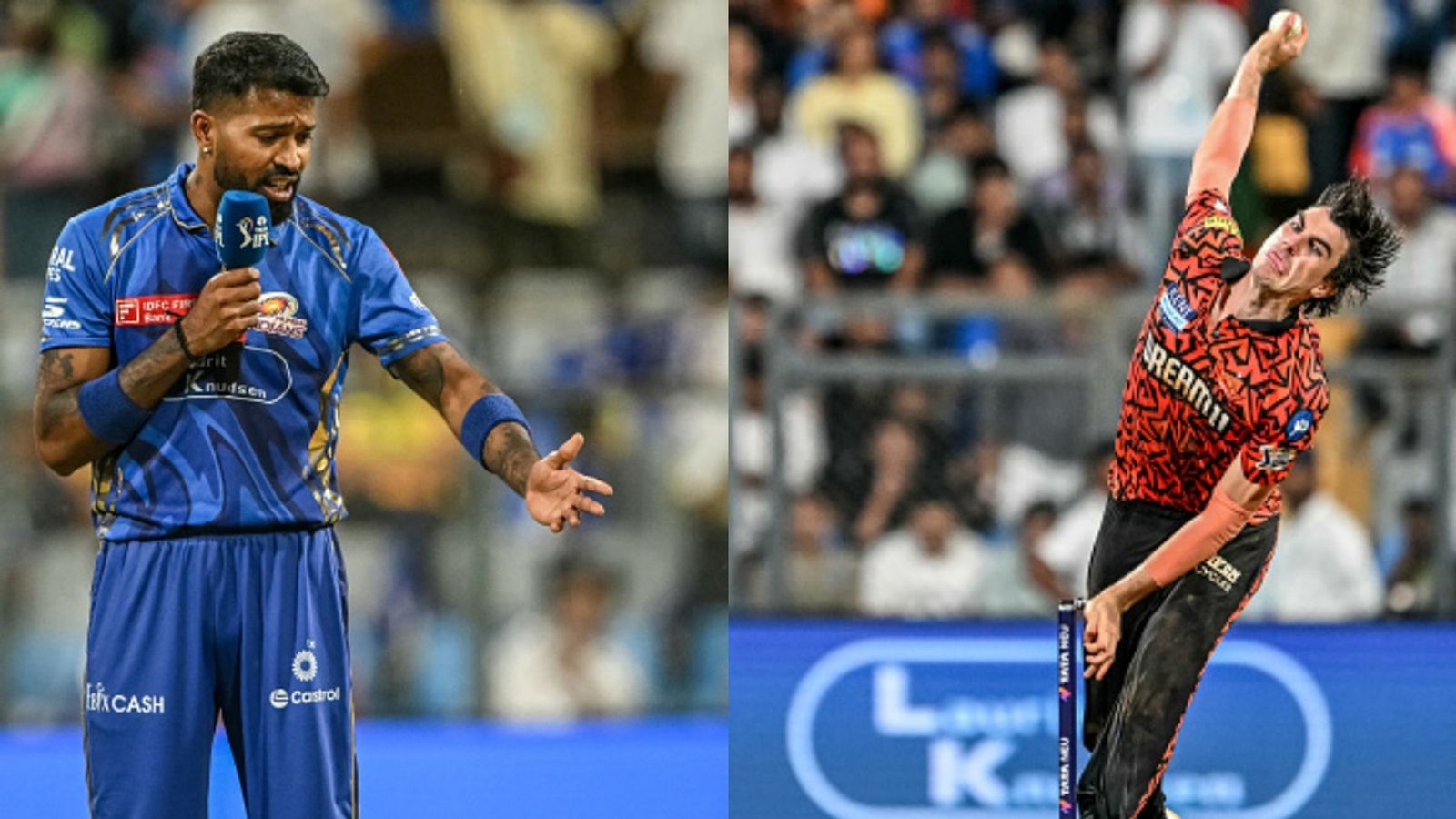 IPL 2025 SRH vs MI Today Match Toss: Mumbai opt to bowl first against Hyderabad, know playing XIs of both teams MI captain Hardik Pandya (L) and SRH skipper Pat Cummins in frame