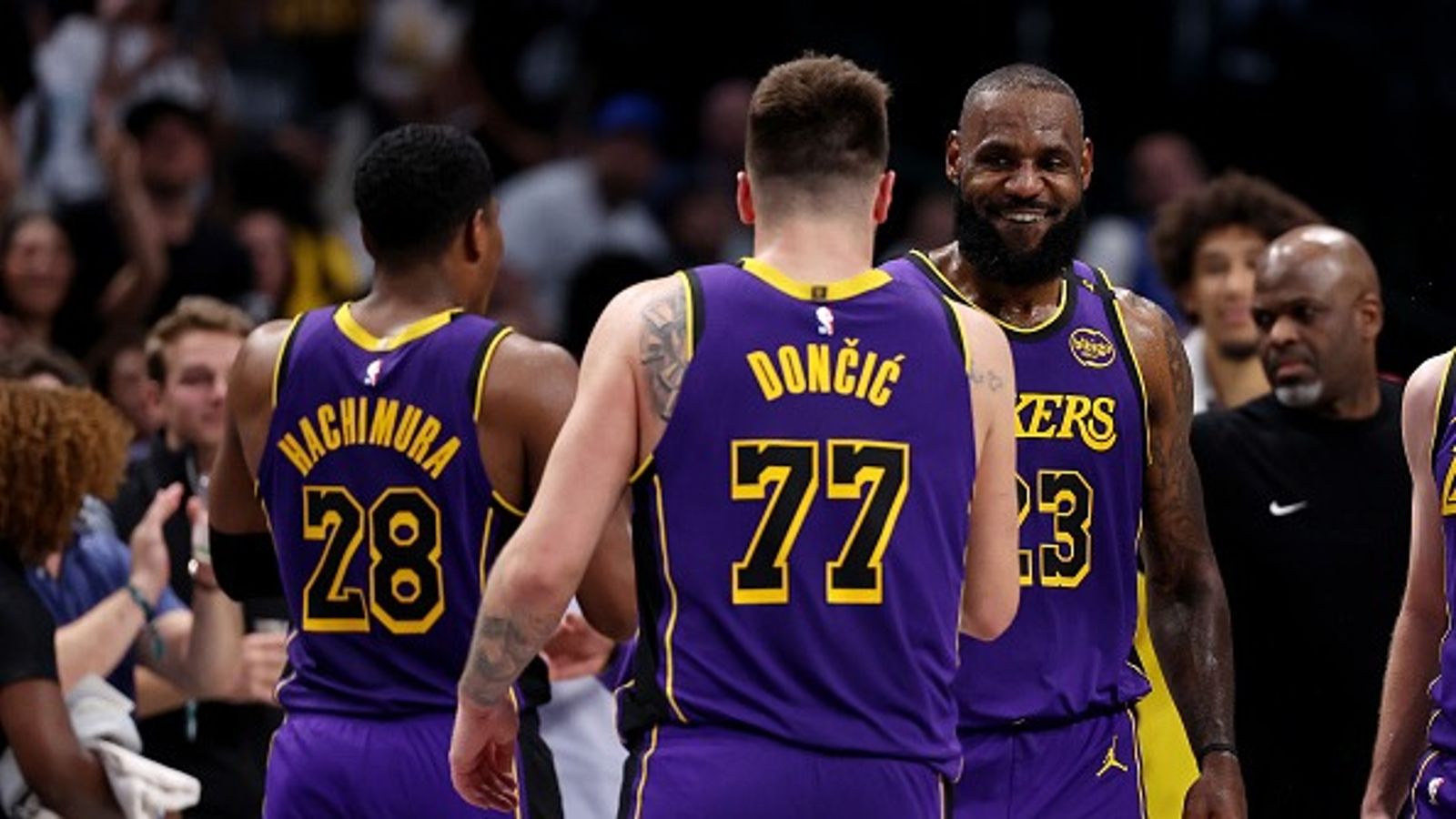 NBA Trade Rumor: Lakers Projected to Acquire Jazz' Star Forward in Exchange for Rui Hachimura to Form Big Three with Luka Doncic and LeBron James Luka Doncic, LeBron James, and Rui Hachimura
