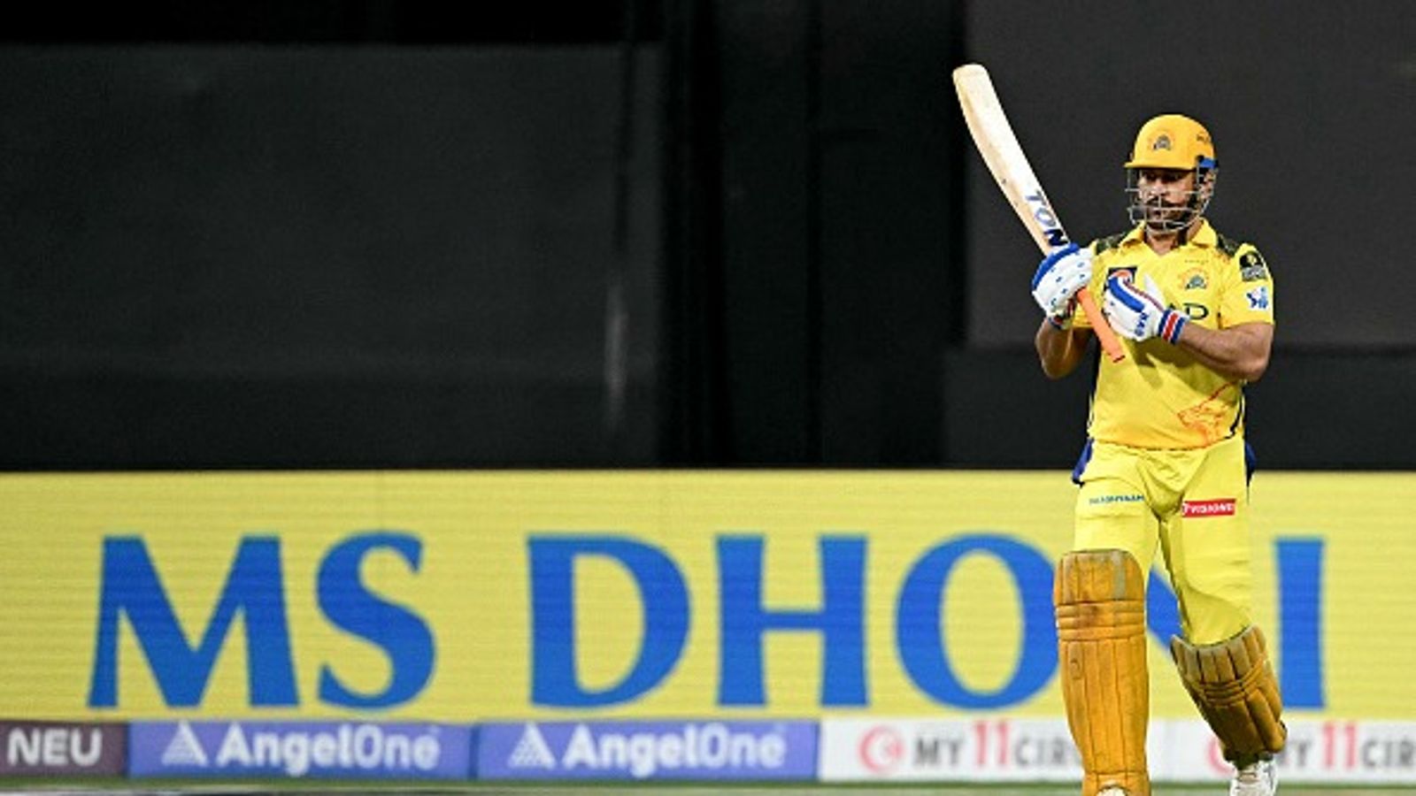 'There's nothing else like that noise': CSK star reveals texting his dad to come and watch MS Dhoni walking out to the middle in IPL game Chennai Super Kings' captain MS Dhoni in frame