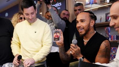 Lewis Hamilton sends London into a frenzy at Fanatics store opening SportsTak
