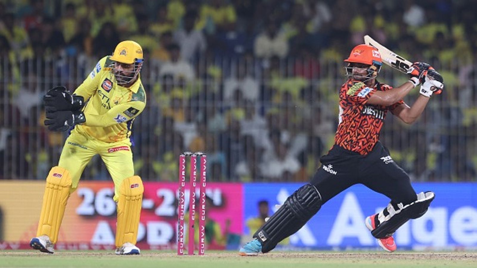 IPL 2025 updated points table: Know who stands where at the standings after SRH's five-wicket win over CSK SRH's Aniket Verma plays a shot as CSK's MS Dhoni watches on during IPL 2025 clash