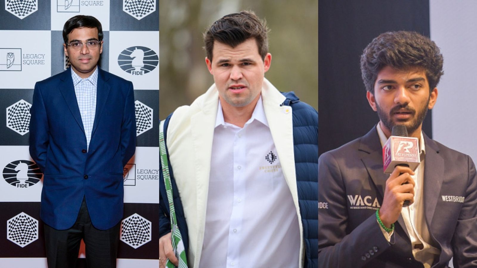Viswanathan Anand picks his side between Magnus Carlsen and D Gukesh ahead of their Norway Chess 2025 showdown Viswanathan Anand, Magnus Carlsen and D Gukesh in the frame (via Getty)