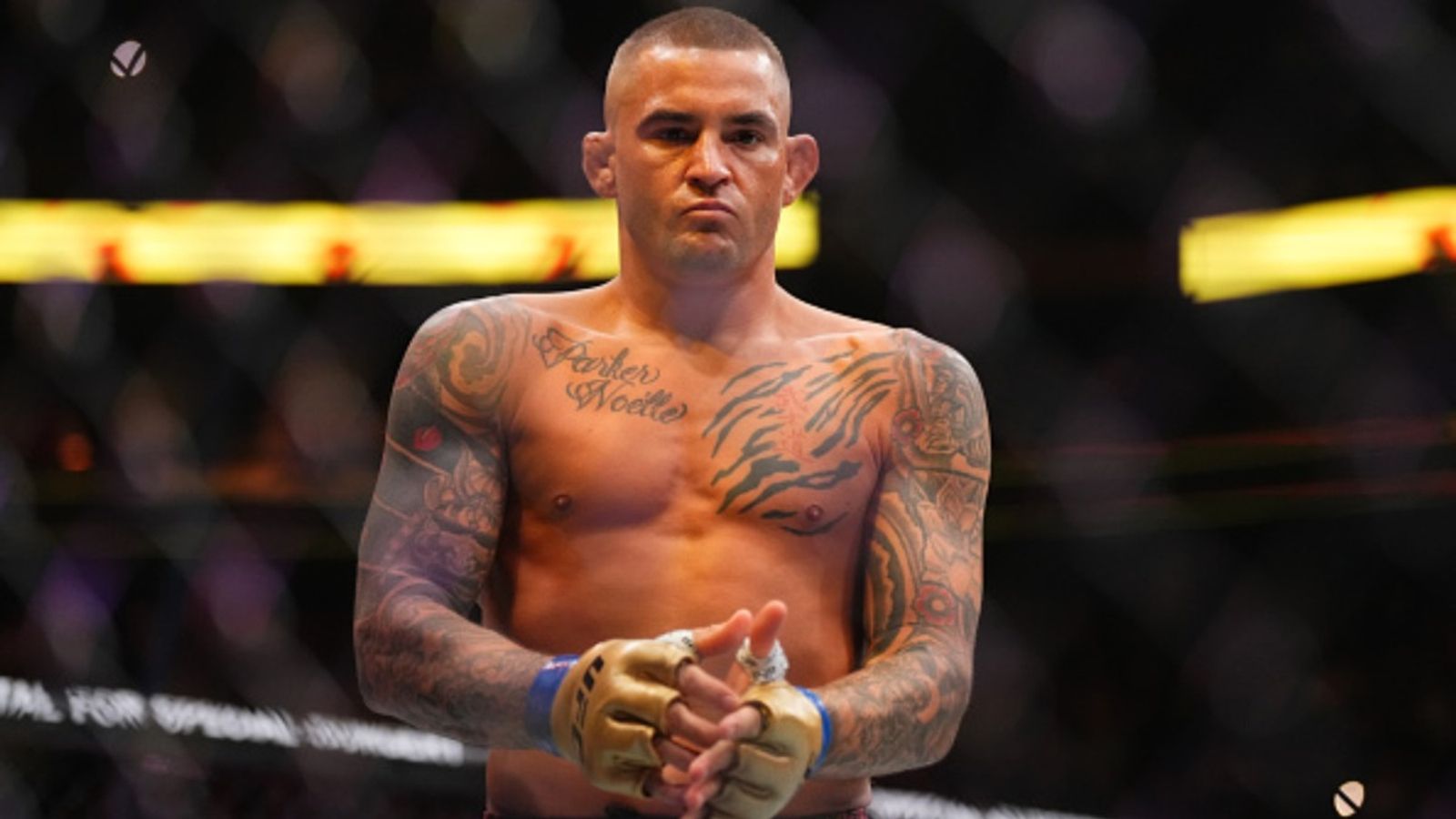 Former WSM makes bold statement about hurting Dustin Poirier: "Crushing him" Dustin Poirier in the frame (via Getty)