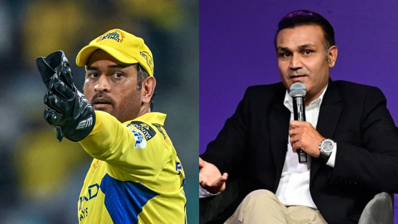 'If CSK finish last, it will be great because...': Virender Sehwag makes funs of MS Dhoni's brigade amidst disastrous IPL 2025 campaign CSK captain MS Dhoni (L) and former India opener Virender Sehwag in frame