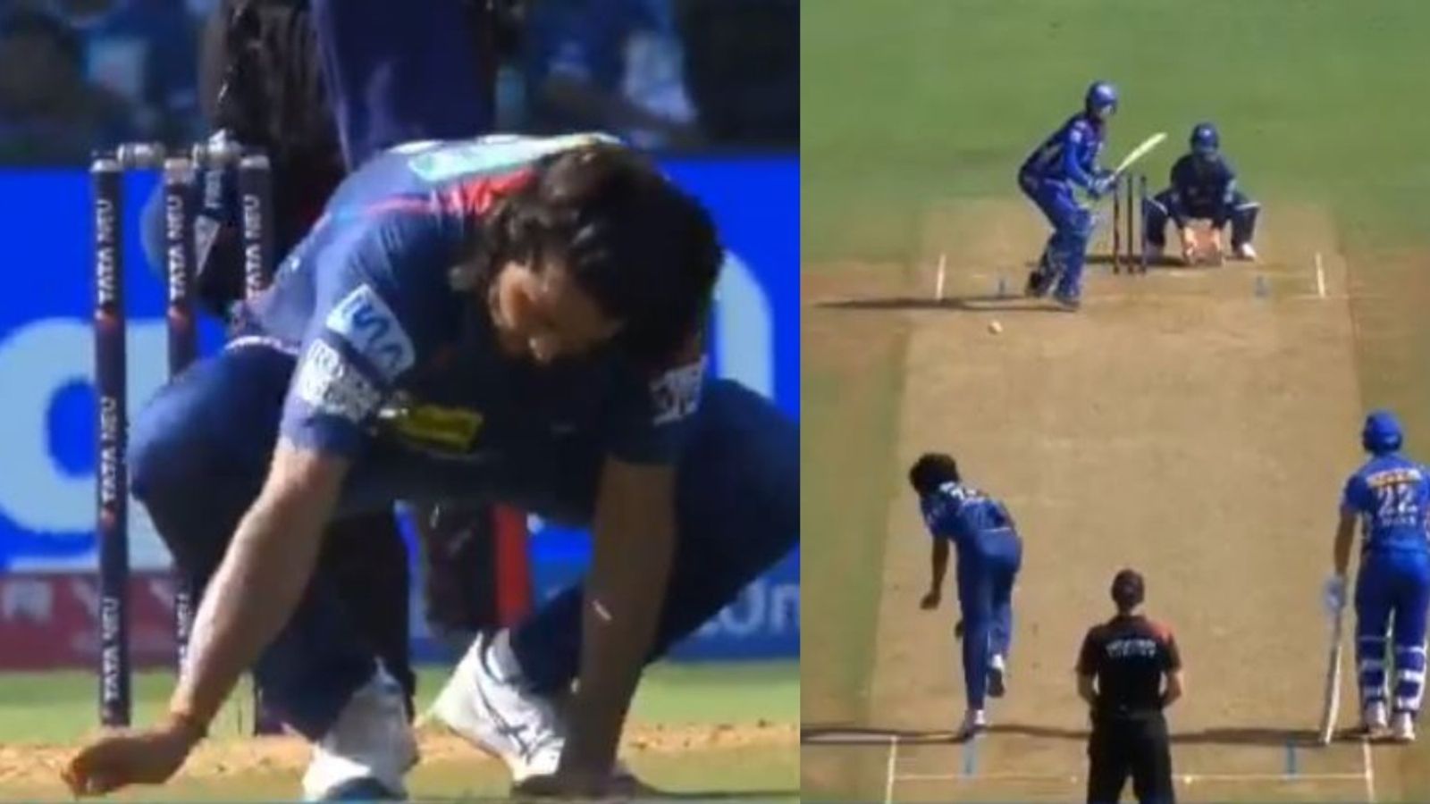 Watch: Digvesh Rathi pulls out notebook signature celebration again after snaring Ryan Rickelton despite bearing BCCI's brunt Digvesh Rathi pulls out notebook signature celebration again after snaring Ryan Rickelton during MI vs LSG clash