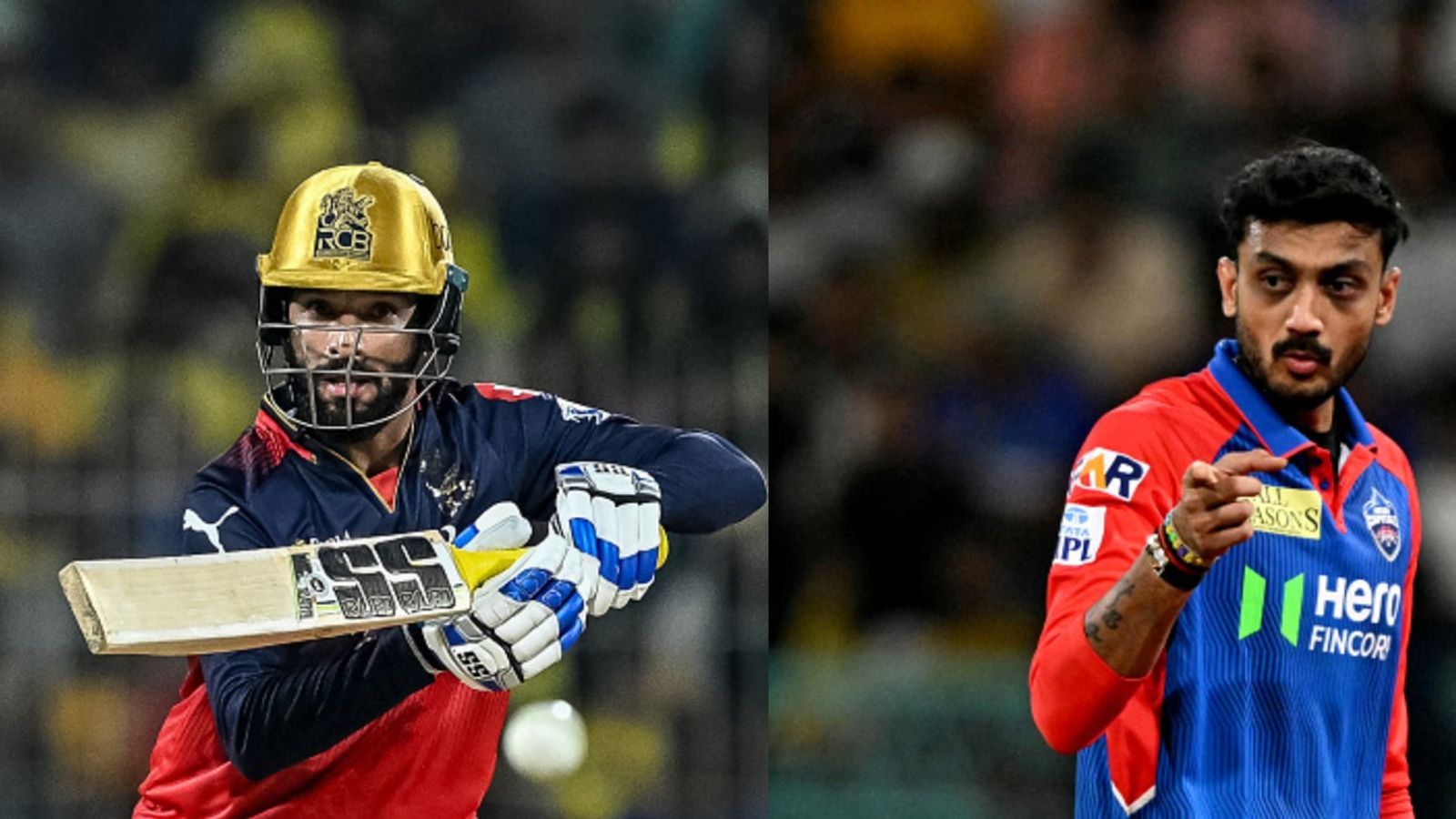 IPL 2025: RCB opt to bowl first against DC, star player misses out; know playing XIs of both teams RCB captain Rajat Patidar (L) and DC skipper Axar Patel in frame