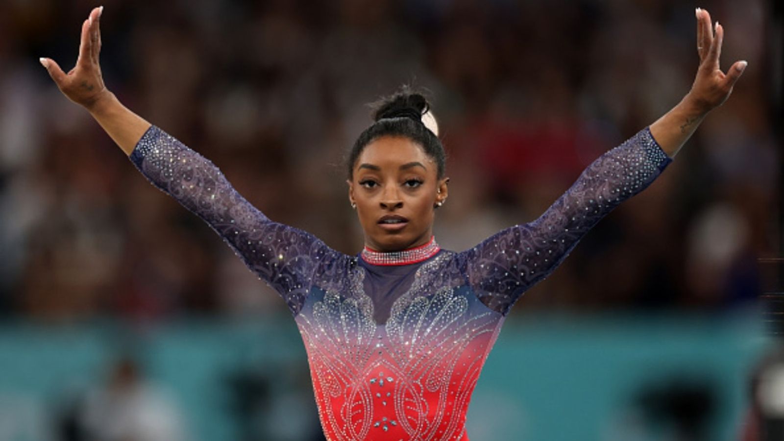 Simone Biles' former coach makes stunning revelation: "She gave up easily" Simone Biles in the frame (via Getty)