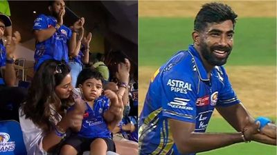 'Our son is NOT a topic for your entertainment': Sanjana Ganesan blast trolls for mocking Angad Bumrah's expressions on social media Sanjana Ganesan, Jasprit Bumrah, Angad Bumrah