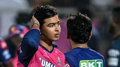 'There is no fear': RR star Vaibhav Suryavanshi's stern warning for bowlers after smashing maiden ton against GT Vaibhav Suryavanshi gestures at the end of the Indian Premier League (IPL) Twenty20 cricket match between Rajasthan Royals and Gujarat Titans at the Sawai Mansingh Stadium in Jaipur