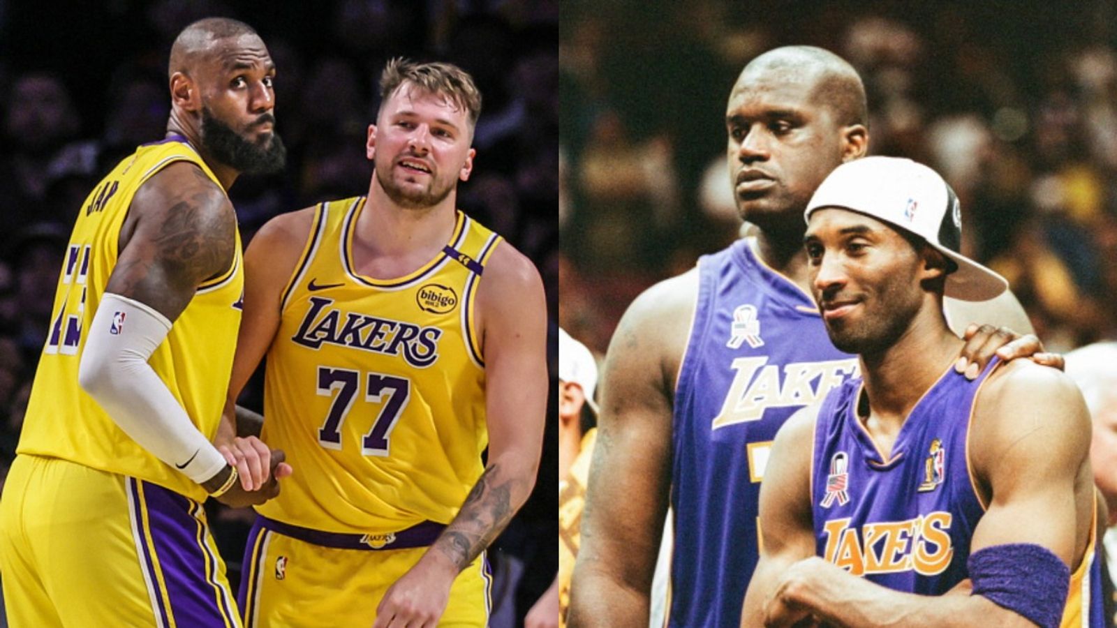 LeBron James and Luka Doncic Match Shaq-Kobe Feat with 20-Point Playoff Half for Lakers LeBron James and Luka Doncic Match Shaq-Kobe Feat with 20-Point Playoff Half for Lakers