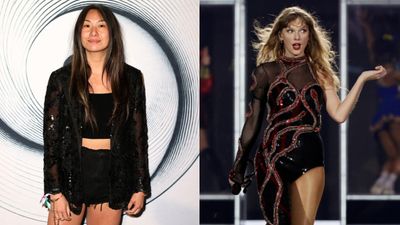 Travis Kelce's girlfriend Taylor Swift no more World's Youngest Self-made Woman Billionaire? know the new star Lucy Guo and Taylor Swift in the frame