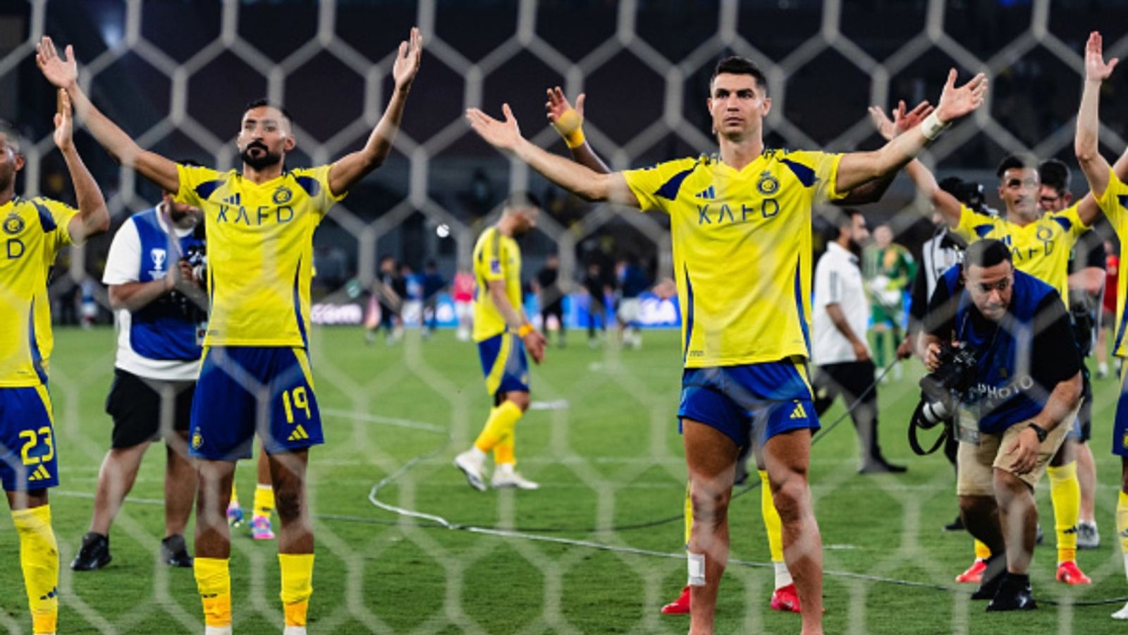 Ronaldo's Road to Glory: Al Nassr’s Semifinal Opponent in AFC Champions League Revealed! Cristiano Ronaldo with teammate Ali Al-Hassan in the frame
