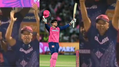 Watch: Vaibhav Suryavanshi's historic ton gets Rahul Dravid on feet as RR coach leaps from wheelchair to celebrate 14-yr-old masterclass RR head coach Rahul Dravid leaped from wheelchair to celebrate Vaibhav Suryavanshi's century during RR vs GT clash