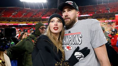 'Just as other young couples in love do': Travis Kelce and Taylor Swift embrace 'working out together'- just not in gym Travis Kelce and Taylor Swift in the frame