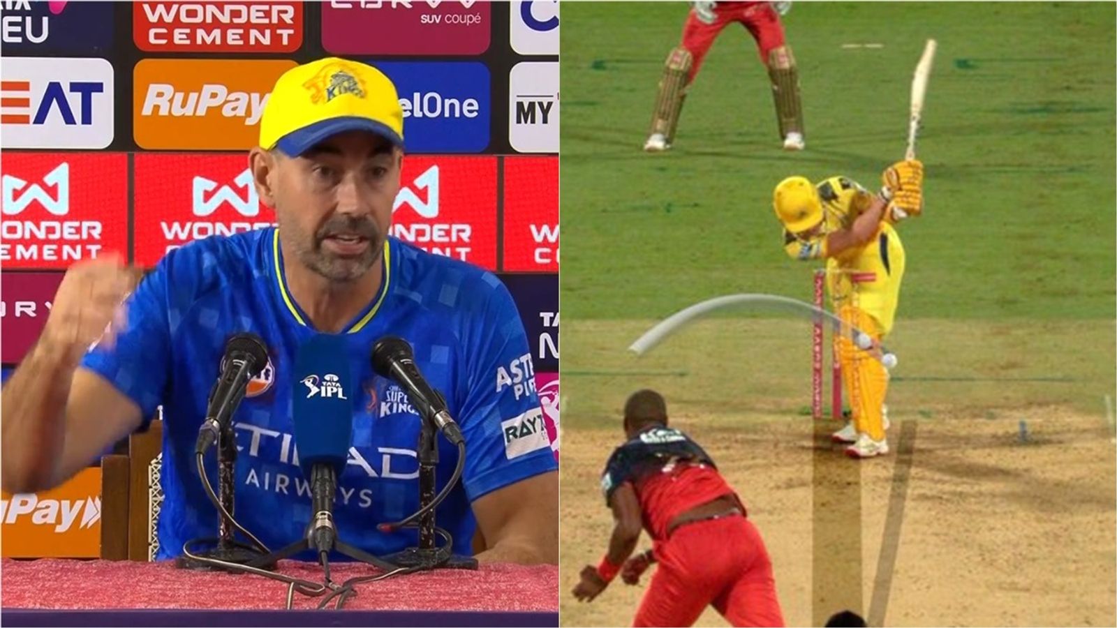 'I don't know the answer to that. He wasn't...': CSK head coach Stephen Fleming on Dewald Brevis' DRS controversy Stephen Fleming speaks about the controversy surrounding Dewald Brevis not being allowed to review the lbw decision.
