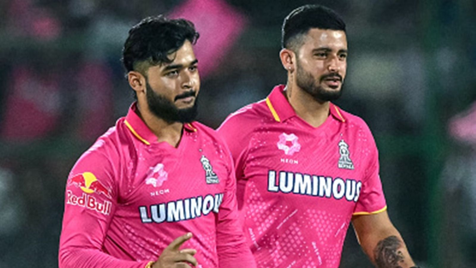 KKR vs RR Predicted Playing XI: Riyan Parag may replace Fazalhaq Farooqi with young overseas pacer, star spinner's return on cards after 100-run loss Rajasthan Royals' captain Riyan Parag (L) celebrates with teammate after taking the wicket of Mumbai Indians' Rohit Sharma during the Indian Premier League (IPL) match at the Sawai Mansingh Stadium in Jaipur on May 1, 2025.