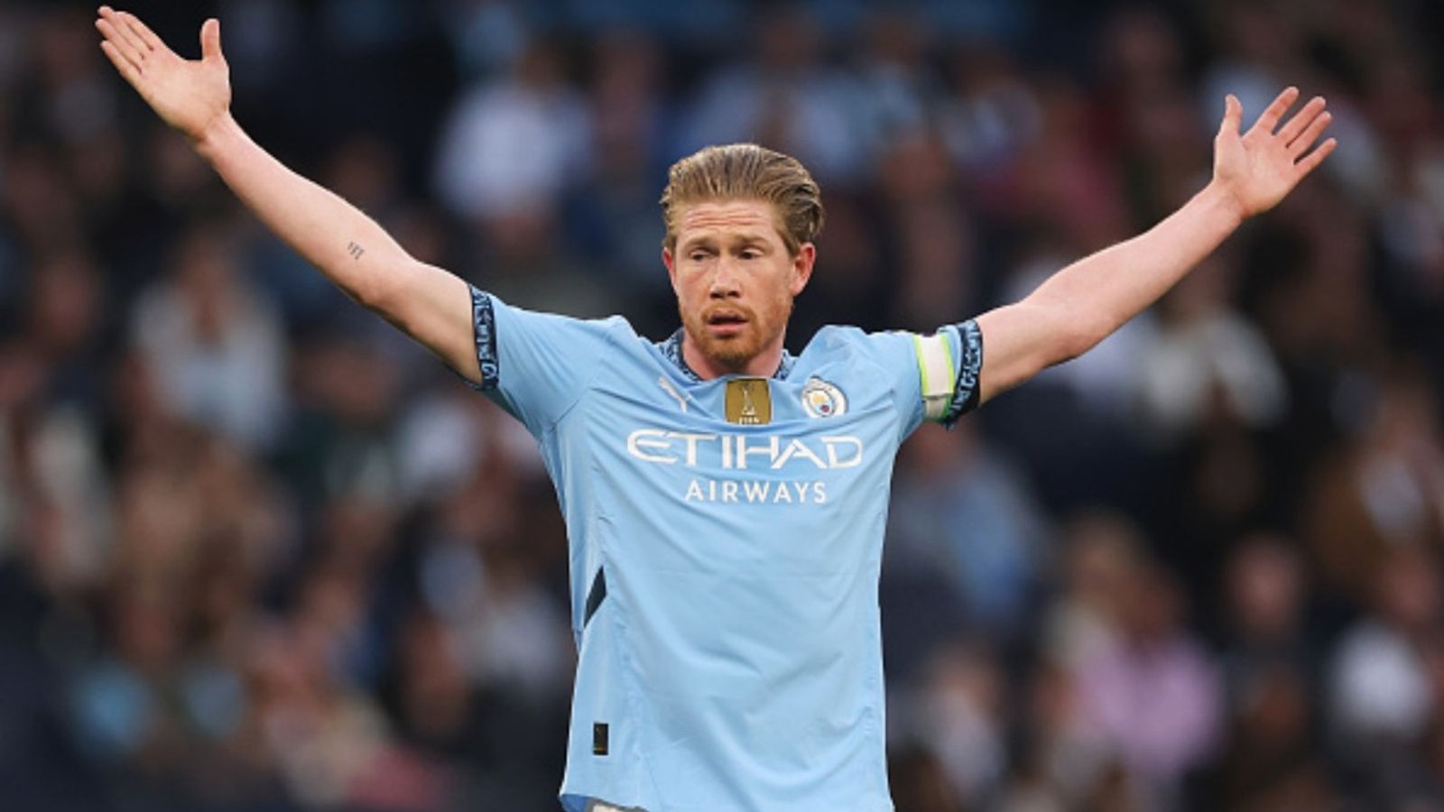 Kevin De Bruyne takes a side-swipe at the Manchester City after the contract snub Kevin De Bruyne in the frame (via Getty)