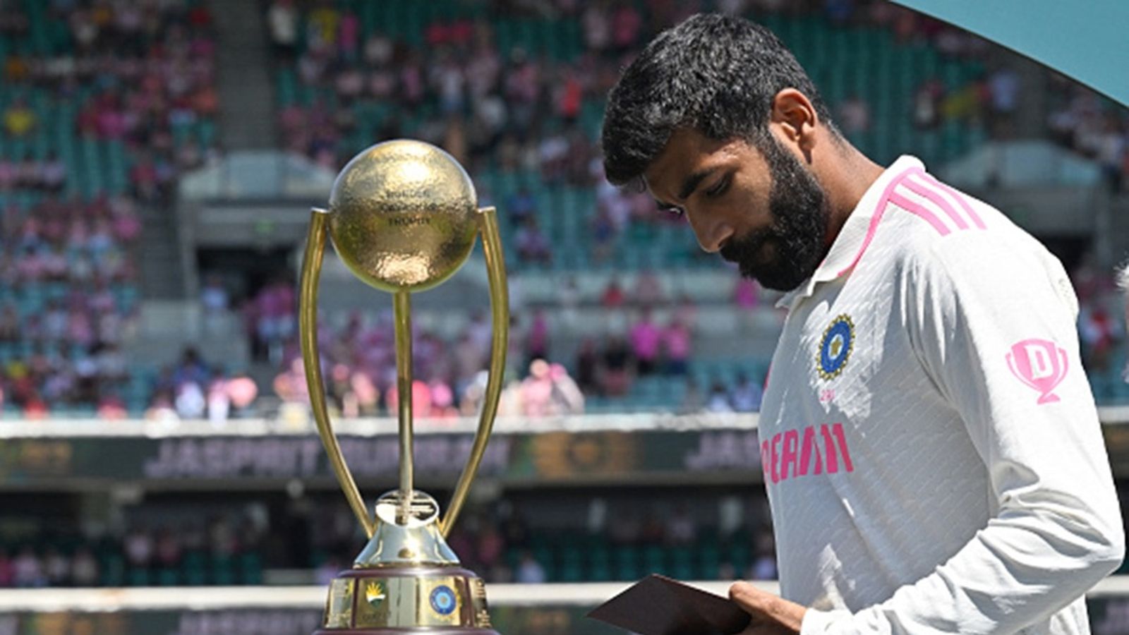 Jasprit Bumrah likely to lose vice-captaincy role for England tour, one of these 2 players expected to be Rohit Sharma's deputy: Report India's Jasprit Bumrah looks at his Player of the Series award while standing near the Border-Gavaskar Trophy after the fifth and final Test at the Sydney Cricket Ground on January 5, 2025.