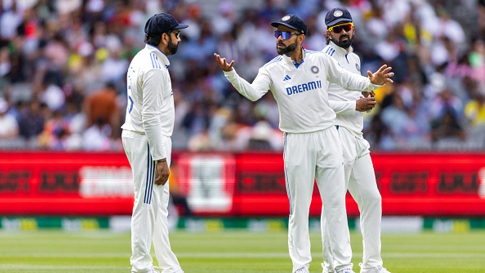 ICC Annual Rankings: Weeks ahead of Test series vs England, India slip one place but reign supreme in white-ball formats, Australia lose 2nd spot in ODIs Virat Kohli of India having a chat with Rohit Sharma during day four of the Boxing Day Test of Border Gavaskar trophy against Australia at the Melbourne Cricket Ground on December 29, 2024 in Melbourne, Australia.