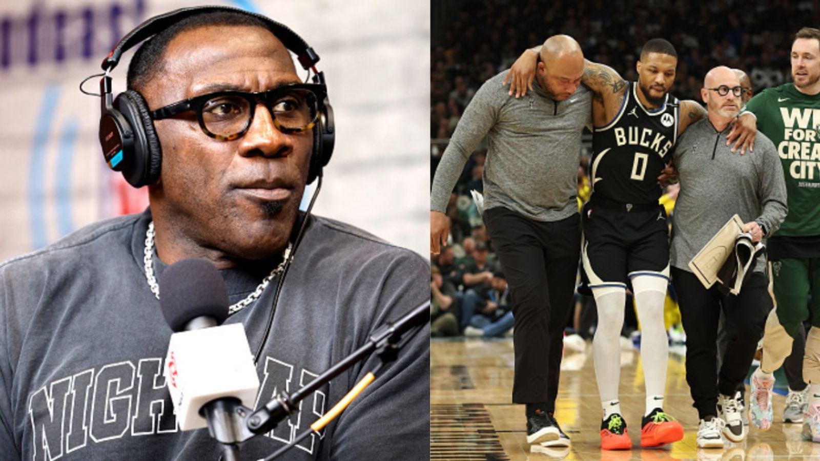 Shannon Sharpe Delivers Brutal Verdict on Injured Damian Lillard's Trade Value Following Bucks' Elimination Shannon Sharpe and Damian Lillard
