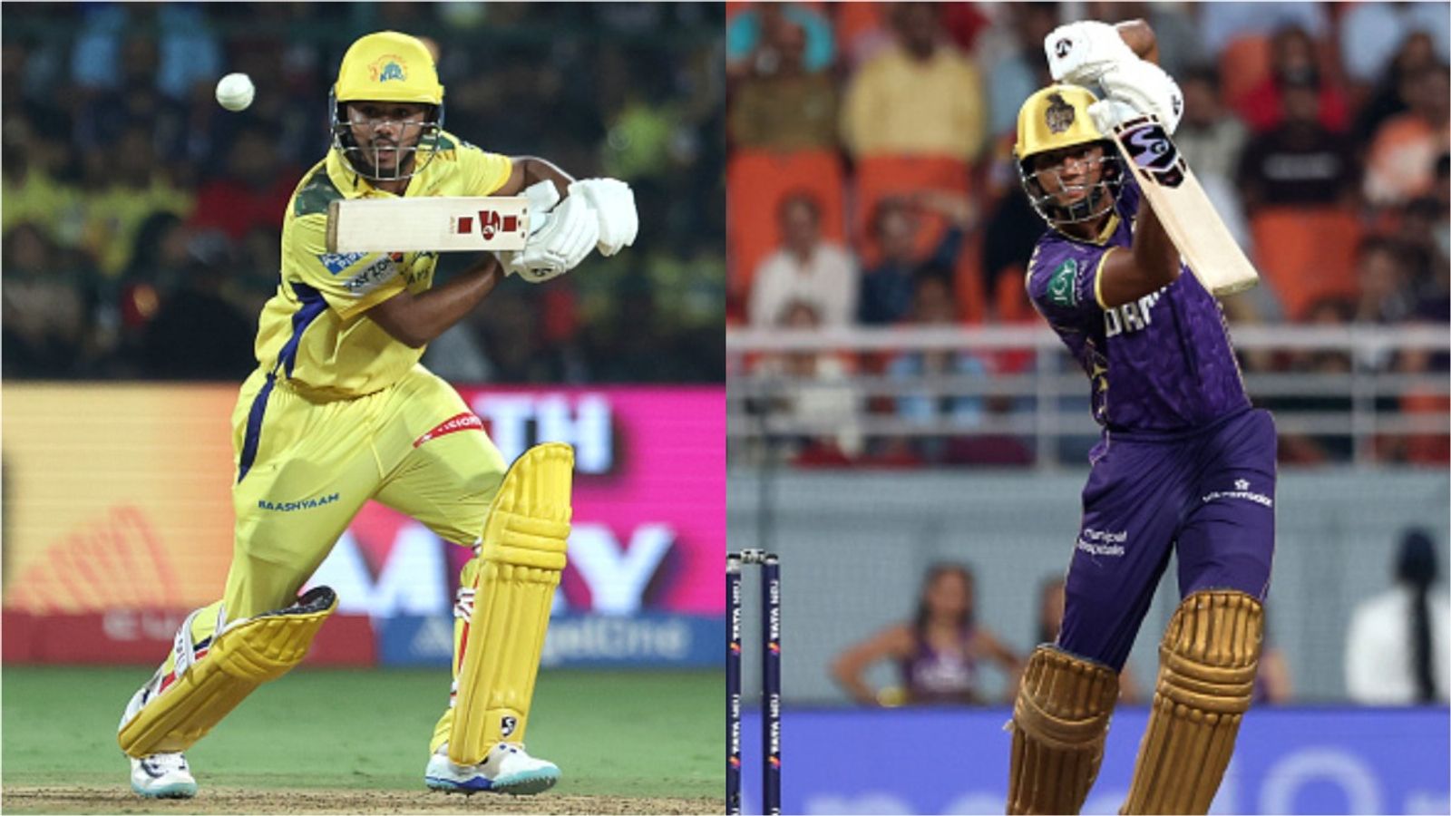 CSK's Ayush Mhatre, KKR's Angkrish Raghuvanshi to spark bidding war in auction amidst IPL 2025 CSK's Ayush Mhatre (L) and KKR's Angkrish Raghuvanshi in frame