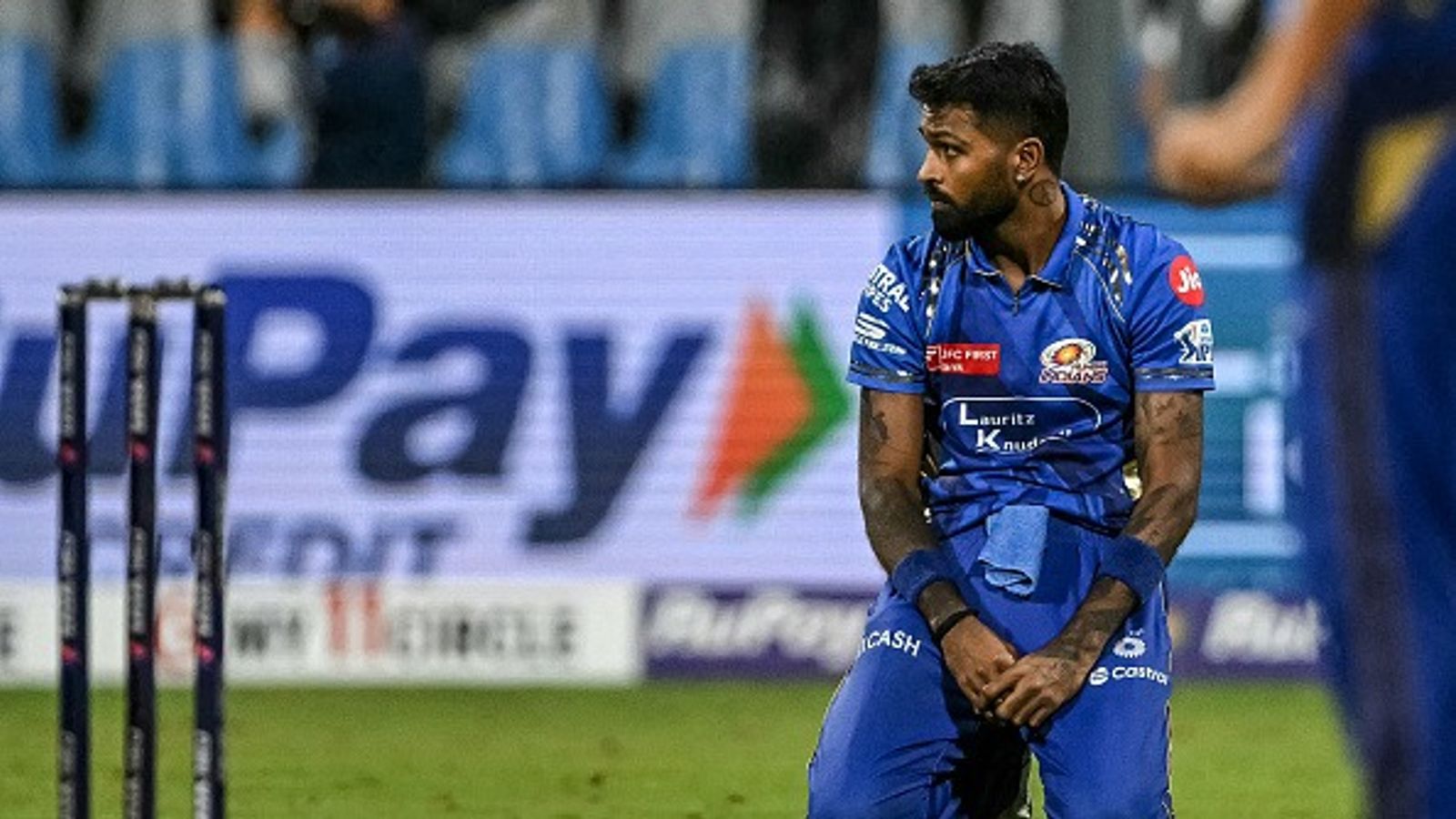 BCCI slaps hefty fine on Hardik Pandya and Mumbai Indians' playing XI after three-wicket defeat against Gujarat Titans BCCI slaps hefty fine on Hardik Pandya and Mumbai Indians' playing XI after three-wicket defeat against Gujarat Titans