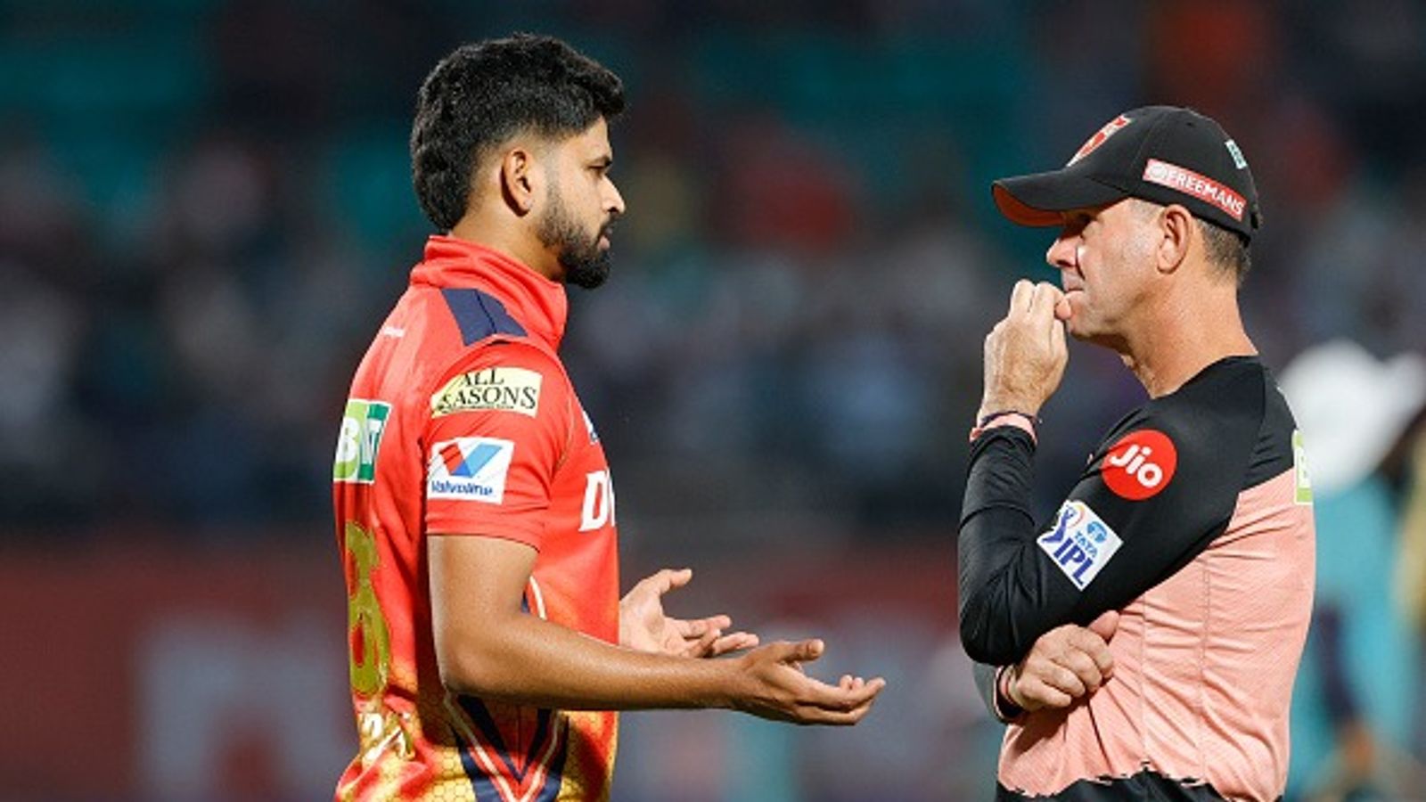 Breaking News: IPL 2025 clash between Punjab Kings vs Delhi Capitals in doubt after 'Operation Sindoor' due to this reason Shreyas Iyer of Punjab Kings (L) and Ricky Ponting head coach of Punjab Kings during the 2025 IPL match