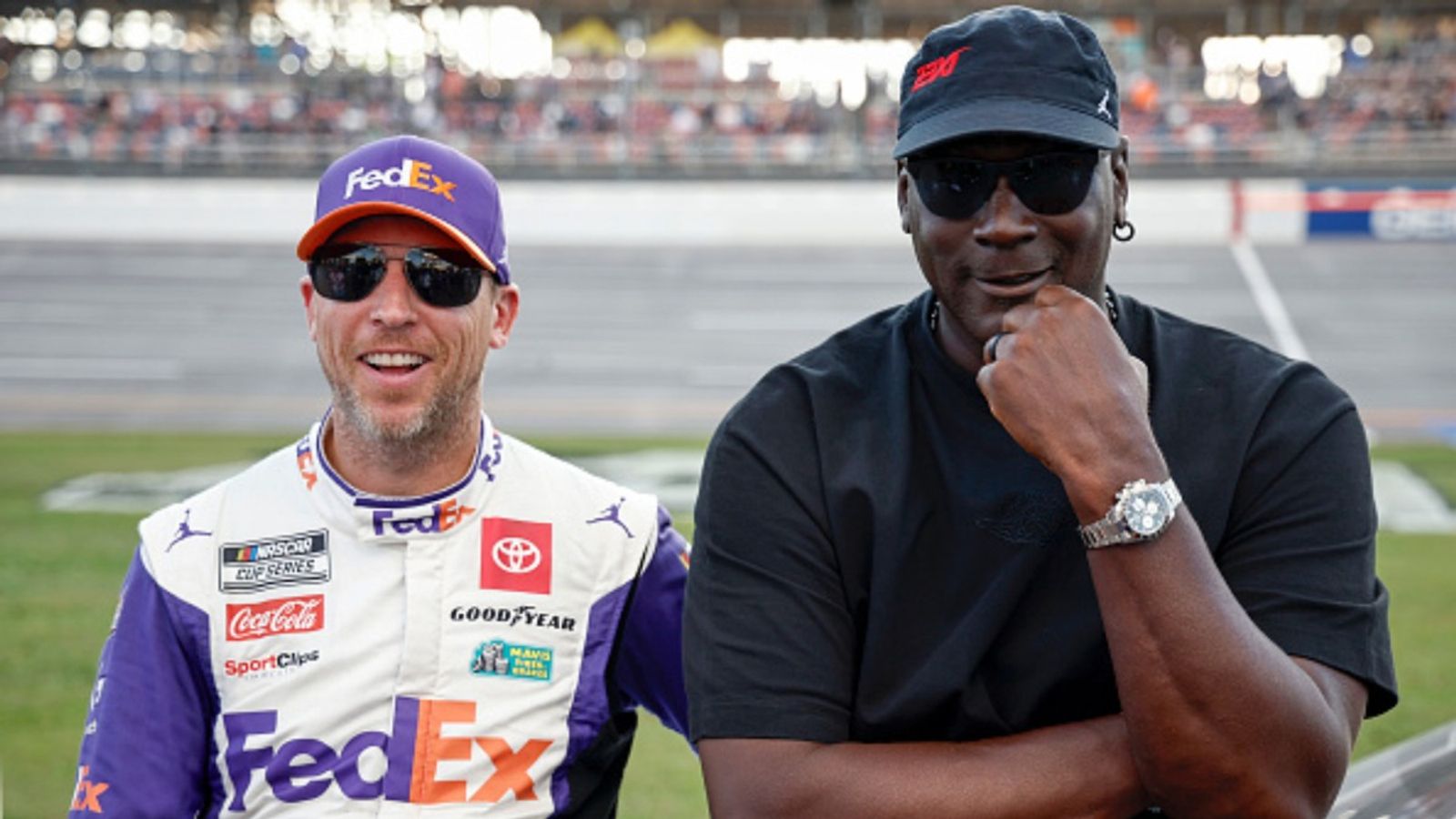 Denny Hamlin acknowledges High Stakes in Antitrust Lawsuit against NASCAR says, 'I’m putting my reputation on the line' Denny Hamlin and Michael Jordan in the frame