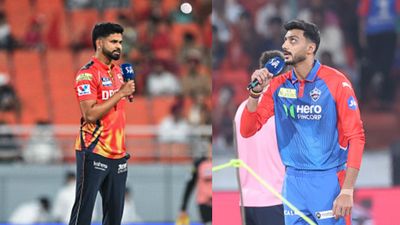 IPL 2025 PBKS vs DC Toss: Punjab Kings opt to bat first against Delhi Capitals in rain-affected match, know Playing XIs here PBKS captain Shreyas Iyer (L) and DC skipper Axar Patel in frame