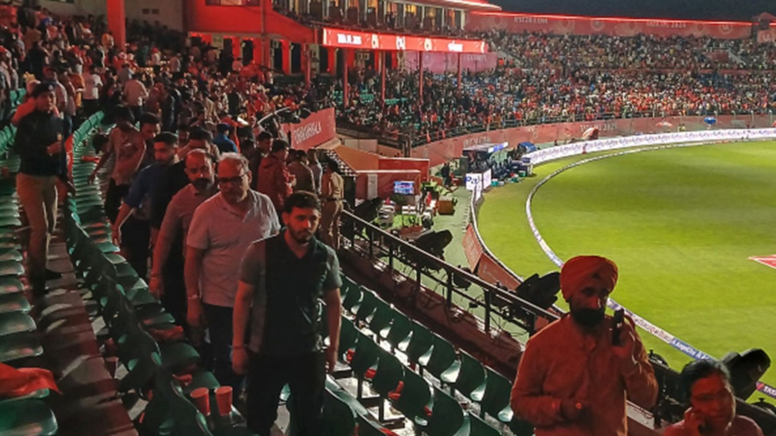 BCCI suspends IPL 2025 with immediate effect for a week, gives big update on new schedule and venue Spectators leave after the Indian Premier League (IPL) Twenty20 cricket match between Punjab Kings and Delhi Capitals was abandoned due to a significant technical failure at the Himachal Pradesh Cricket Association Stadium in Dharamsala on May 8, 2025.